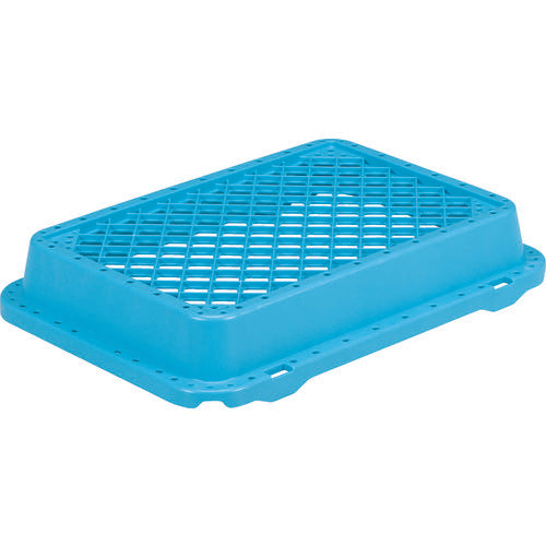 Sanko Nesting Container 702001 Santainer A #80K Raised Lid Light Blue SK-A80KKASAF-BLL 1 Piece