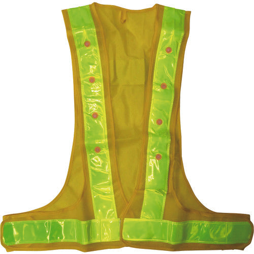 Mizukei King Size LED Safety Vest Yellow/Yellow 5916516 1 piece