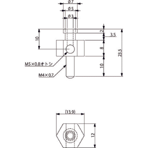 Einz Suction Fittings for Mini and Mini Cylinders CP-064 1 pc