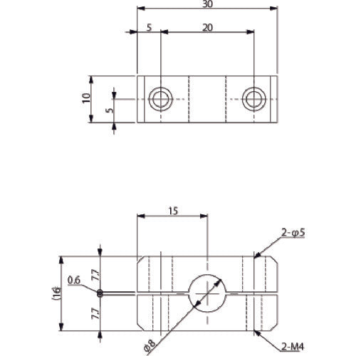 Ainz Slide BKT φ8 N01863-207 1 piece