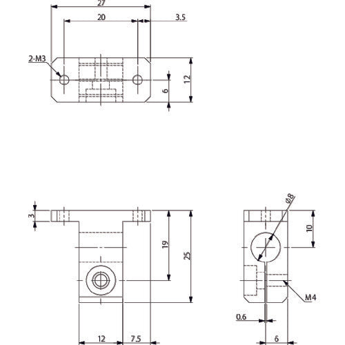 Ainz Bracket TH φ8 UMCD N01866-302 1 piece