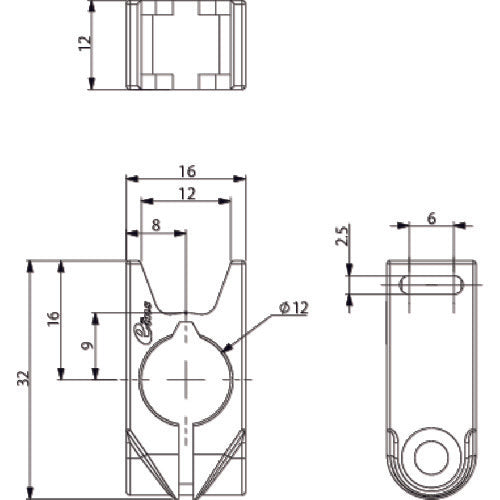 Einz Resin fixed φ12 (tie band) RCA12 1 piece