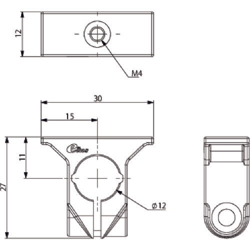 Ainz resin fixed φ12 (M4) RCB12 1 piece