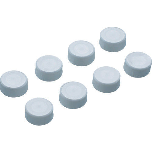 TRUSCO 樹脂台車 交換用目隠しキャップ ホワイト 8個入り JDMC-8S-W 1 S