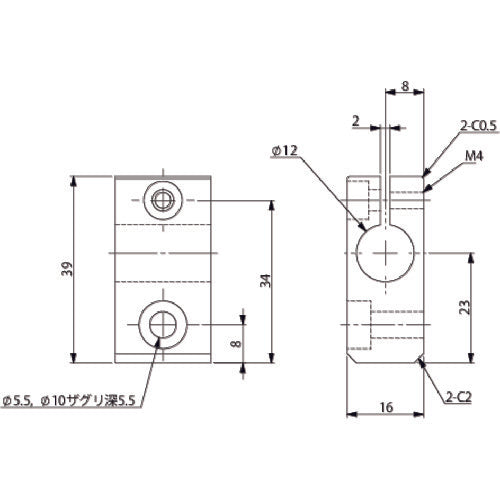 アインツ アタッチBKT・φ12・M5 N01862-204 1個