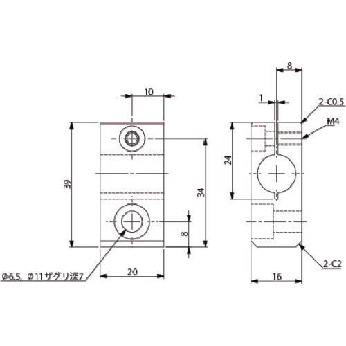 아인츠 어태치 BKT・φ12・M6 N01862-201 1개