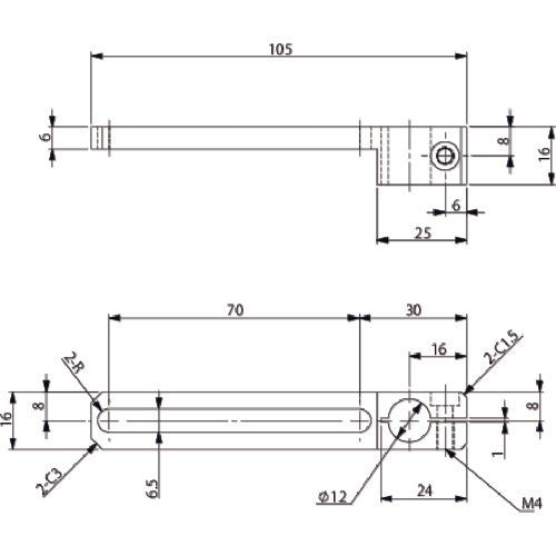 アインツ スライド70BKT・W・φ12 N01863-103 1個
