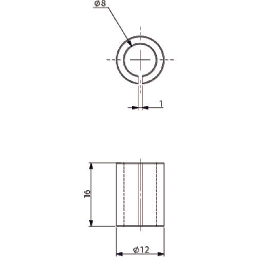 Einz Bush φ12φ8 N01868-301 1pc