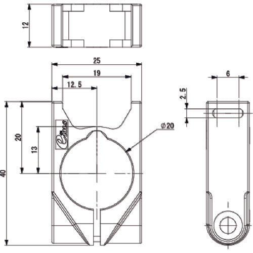 Einz Resin fixed φ20 (tie band) RCA20 1 piece