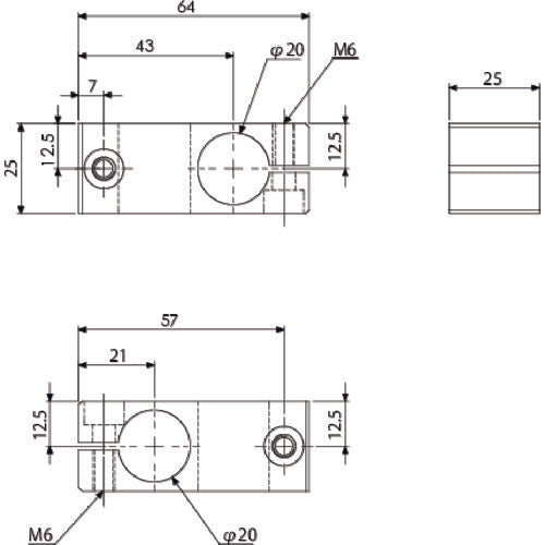Ainz Cross Connector φ20φ20 N01861-206 1pc