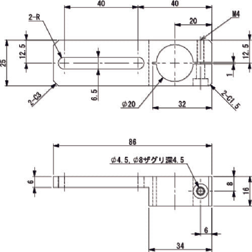 アインツ スライド40BKT・W・φ20 N01863-114 1個