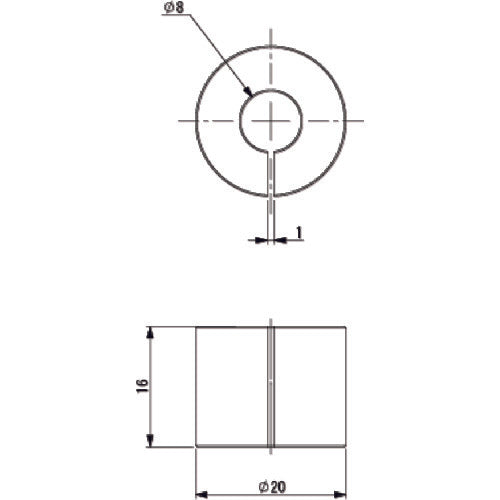 Einz Bush φ20φ8 N01868-302 1pc