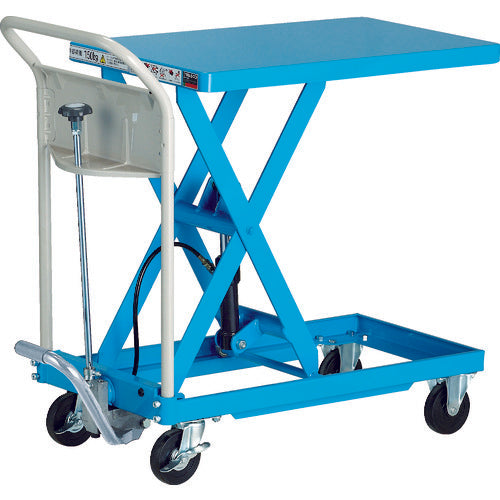 TRUSCO ハンドリフター 150kg 400X720 ブルー HLFA-S150B 1 台