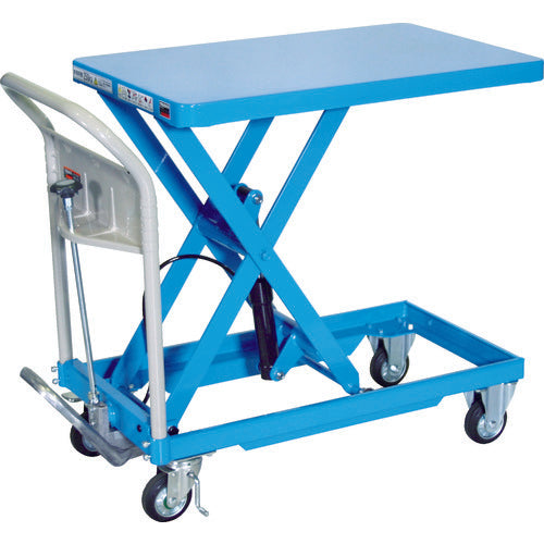 TRUSCO ハンドリフター 250kg 500X800 ブルー HLFA-S250B 1 台