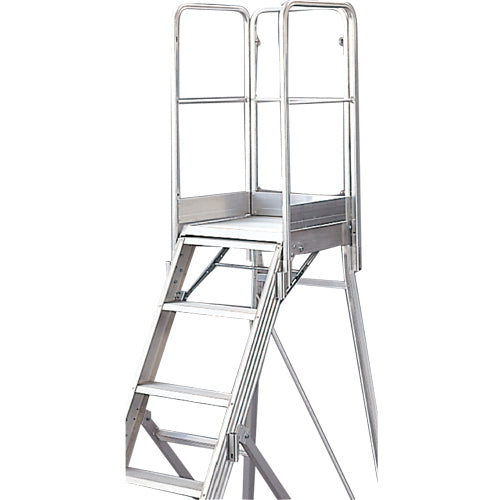 TRUSCO 踏み台TDAD用踊場手すり 高さ900mm TDAD-TOD 1 台