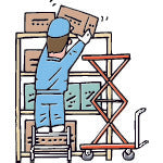 TRUSCO ハンドリフター80kg 400×720 高揚程型 HLFA-S80W 1 台