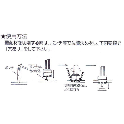 Shinto Ceramini Hole Saw for Deep Holes 7mm C581007 1 piece