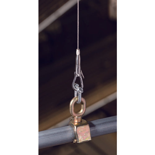 TRUSCO 와이어 그리퍼 스냅 훅 부착 스토퍼 캡형 SUS TMF-19S 1개