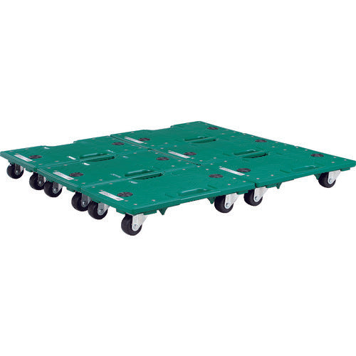 TRUSCO マルチキャリー連結くんミニ 435X282 ゴム車輪 MP-4328G-50 1台