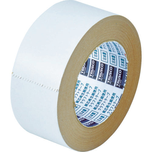 TRUSCO 컬러 크래프트 테이프 폭 50mmX 길이 50m 화이트 TKT-50-W 1 권