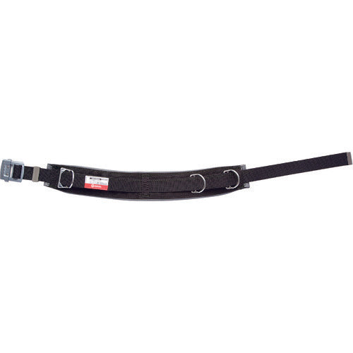 MARVEL ワークポジショニング用ベルト(スライドバックル)黒 D環2個・V角環1個付 湾曲タイプ MAT-100WB2 1本