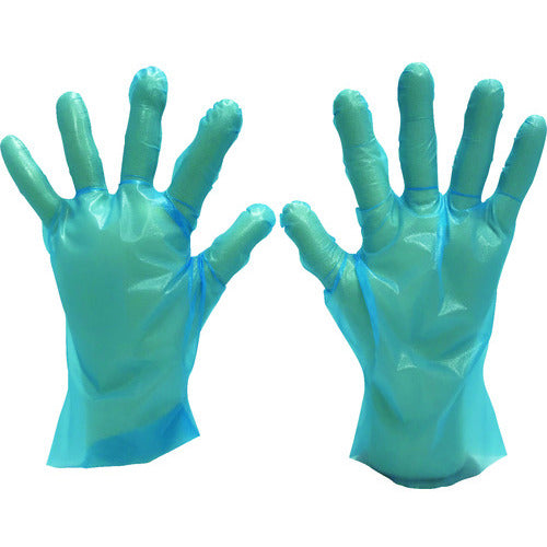 에후피코 【매진 폐번】 W엠보스 G손가락 조리개 23 블루 M상자(100장입) CNHC 1상자