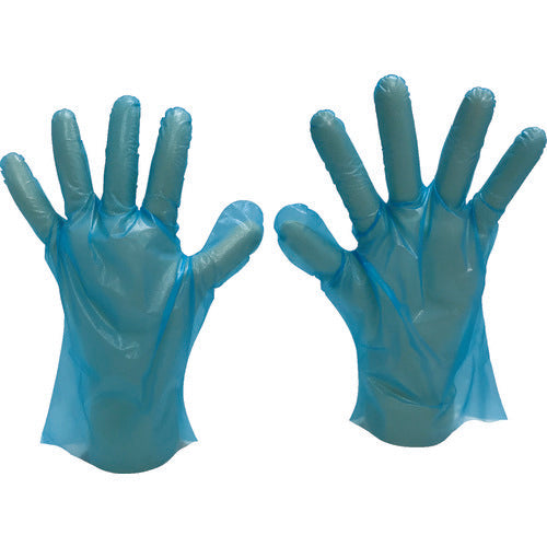 エフピコ 【売切廃番】WエンボスGLOVE23 ブルー S 箱(100枚入) FSL6 1 箱