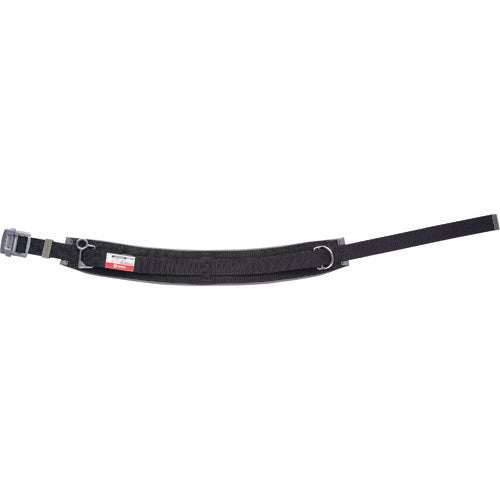 MARVEL ワークポジショニング用ベルト(スライドバックル)Lサイズ 黒 D環1個・O付角環1個付 湾曲タイプ MAT-100WBL 1本