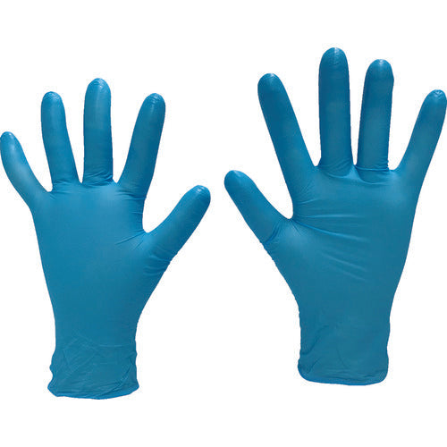 エフピコ 【売切廃番】ニトリルG指先グリップ60コート 青S(100枚入) PBJS 1箱