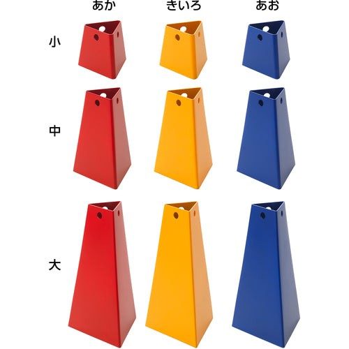 TRUSCO Identification Trio Cone Large Red 3PCL-R 1 piece