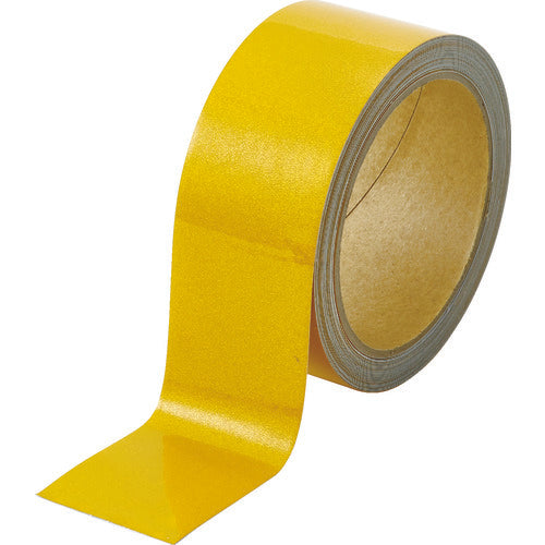 TRUSCO Retroreflective Tape 45mmx10m Yellow TRFT45-Y 1 Roll