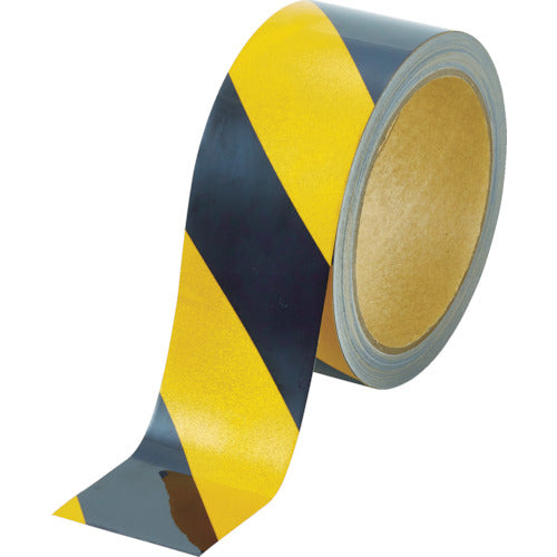 TRUSCO Retroreflective Tape 45mmx10m Yellow/Black TRFT45-YB 1 Roll