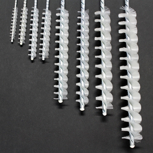 TRUSCO Hexagonal Shaft Spiral Hole Brush 66 Nylon 10.5mm Pilot Hole Diameter 6HB-10.5-NY 1 Piece