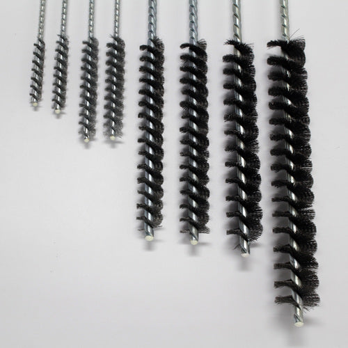 TRUSCO Hexagonal Shaft Spiral Hole Brush, Steel Wire, 12.5mm, Pilot Hole Diameter, 6HB-12.5-WB, 1 Piece