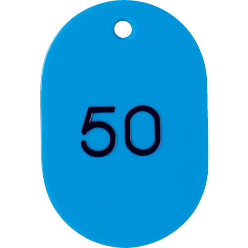 TRUSCO Numbered Oval Bills Large 60X40 26-50 Empty THFL-2650-LB 1 Box