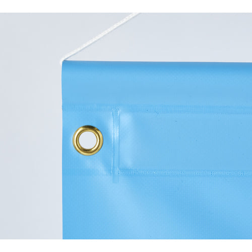 TRUSCO Tarpaulin Bulletin Board, A4 Horizontal Type, 4 Pockets, 785 x 760, Blue, TPK-A44Y, 1 Sheet