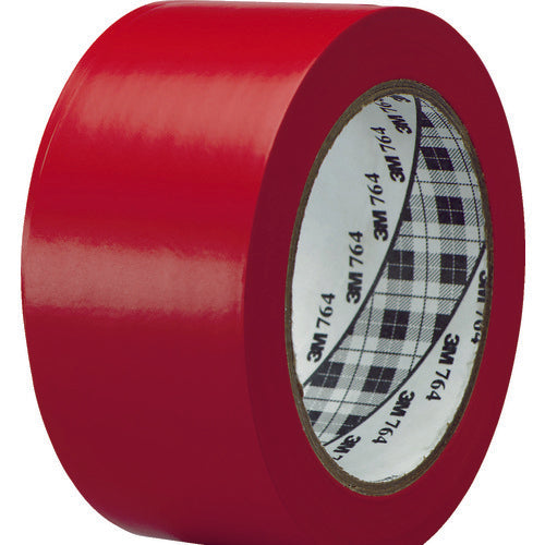 3M Line Tape 764 Red 50.8mm x 32.9m 764 RED 50X32 1 roll