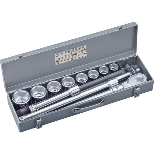 TONE 소켓 렌치 세트 삽입 각 19.0mm 12점 세트 6각 200MS 1S