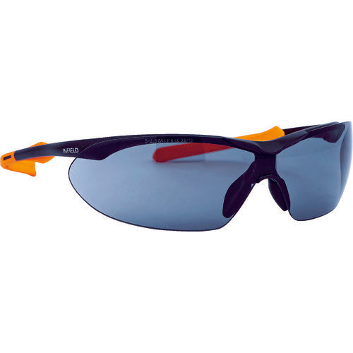 INFIELD Safety Glasses WINDOR Orange/Gray Lens 9070 625 1 pc