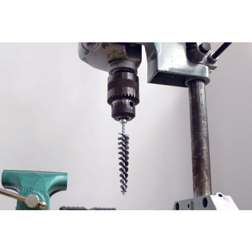 TRUSCO 【売切廃番】テーパーネジリブラシ 硬鋼線 0.2Φ 8Φ〜16Φ穴用 TNB-816-WB 1 本