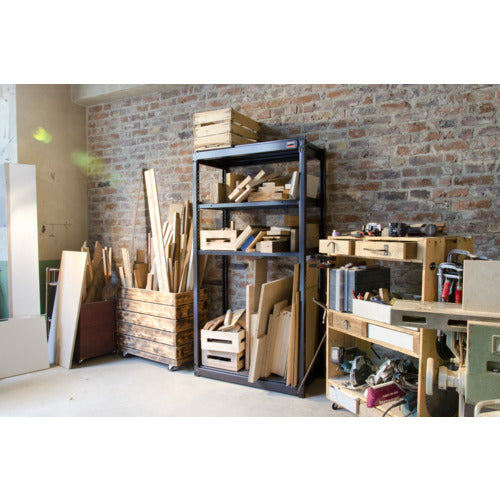 TRUSCO Lightweight Boltless Shelf TSUG Type Connecting Type 900X340XH1800 TSUG100-63K-5B-HBK 1 Unit