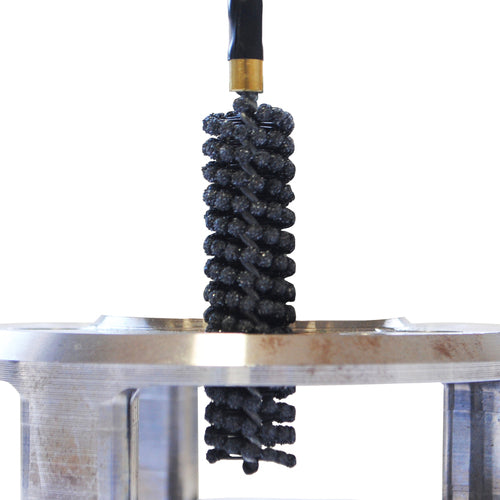 TRUSCO 【売切廃番】研磨ボールブラシ 11.0mm〜12.0mm用 AO#60 軸径Φ6 KB-12-AO60 1 本