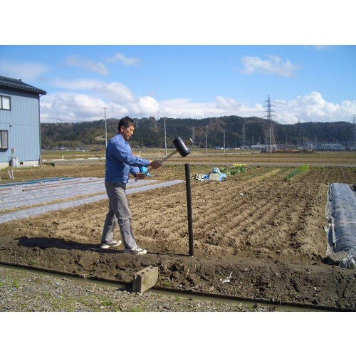 TRUSCO 丸型掛矢 150mm 硬質プラスチック製 MK-150 1本