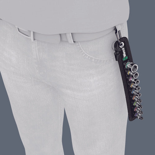 Wera BELT 1 8790 HMA HF Belt Socket Set 1/4 003880 1S