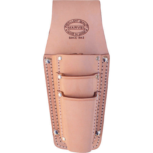 MARVEL WAIST GEAR(ペンチ2段・ドライバーホルダー)ナチュラル MDP-39X 1個