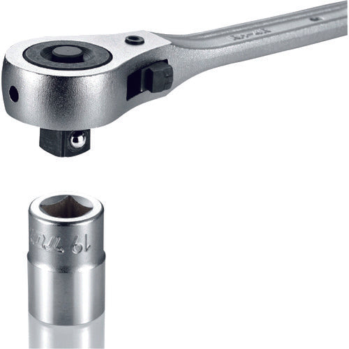 TOP Heavy-duty ratchet handle (push release type) RH-4RP 1 piece