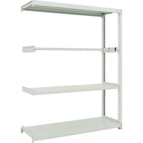 TRUSCO Steel Rack M2 Type Light-Medium Duty Shelf 1460 x 450 x H1800 Pipe 1 Tier Connected M2-6543P1B 1 Unit