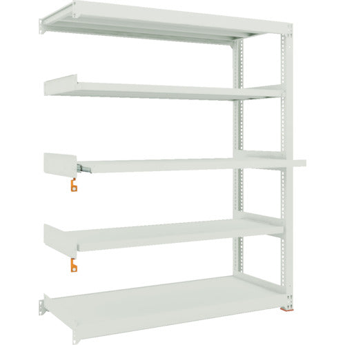 TRUSCO Steel Rack M3 Medium Duty Shelf 1500 x 571 x H1800 5 Shelves, 2 of which are Sliding Shelves, Connected M3-6563M2B 1 Unit