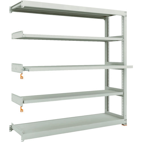 TRUSCO Steel Rack M3 Medium Duty Shelf 1800 x 471 x H1800 5 Shelves, 2 of which are Sliding Shelves, Connected M3-6653M2B 1 Unit