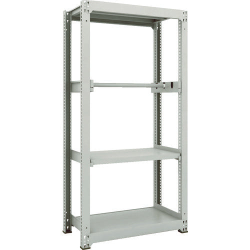 TRUSCO Steel Rack M3 Medium Duty Shelf W900 x D471 x H1800 Pipe 1 Shelf Single Unit M3-6353P1 1 Unit